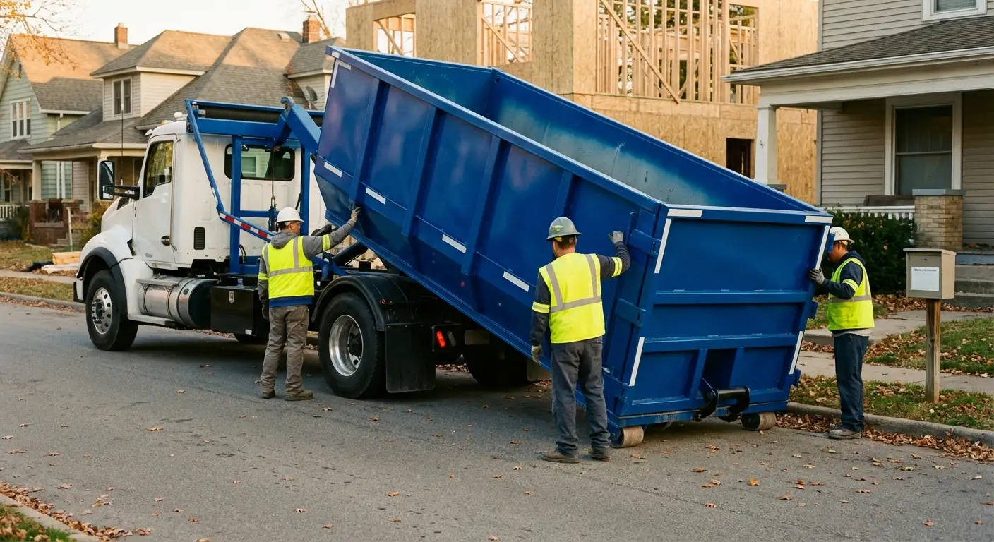 Construction dumpster delivery and waste management in Victorville