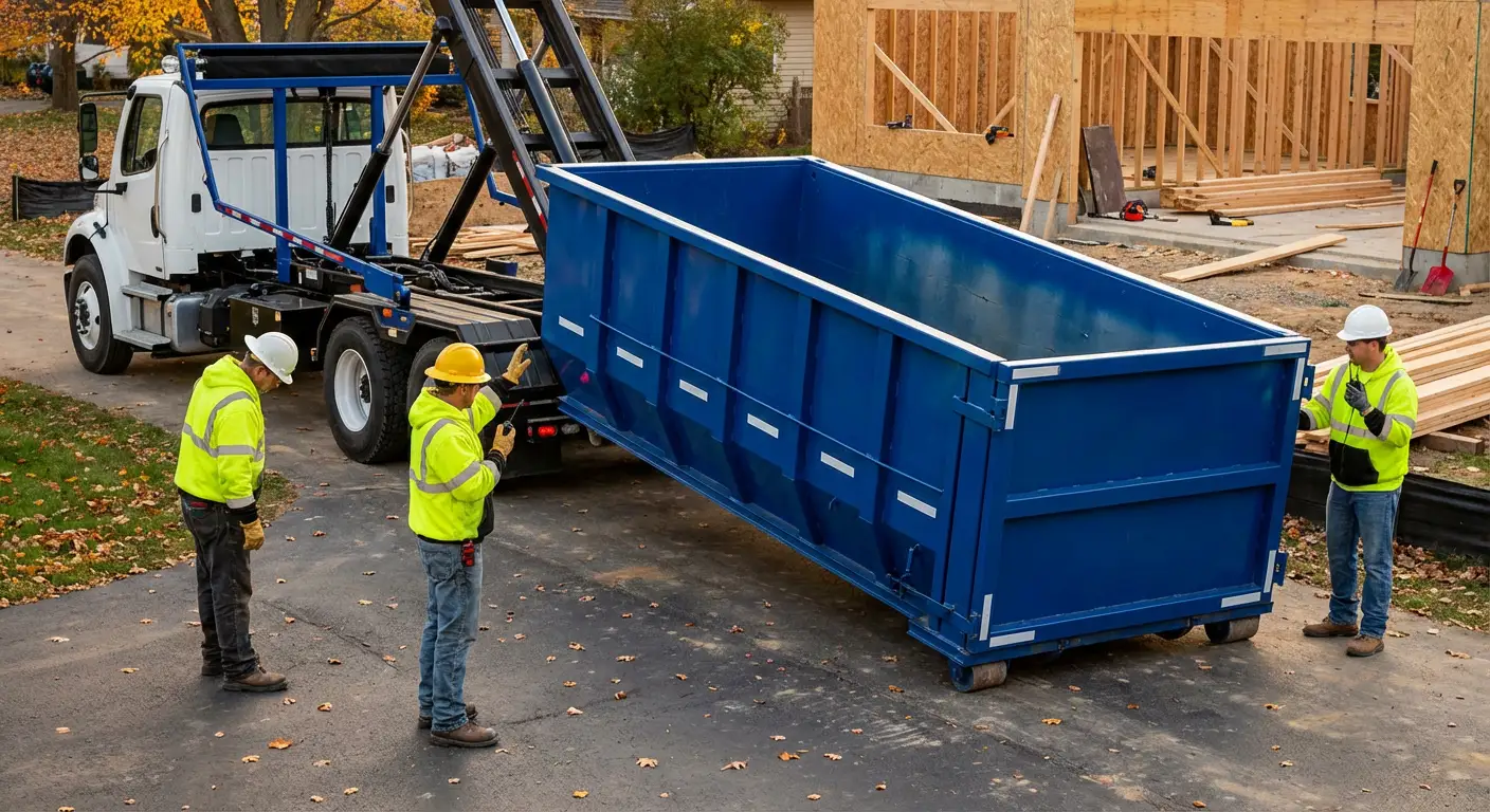 Construction dumpster delivery and waste management in Victorville, CA